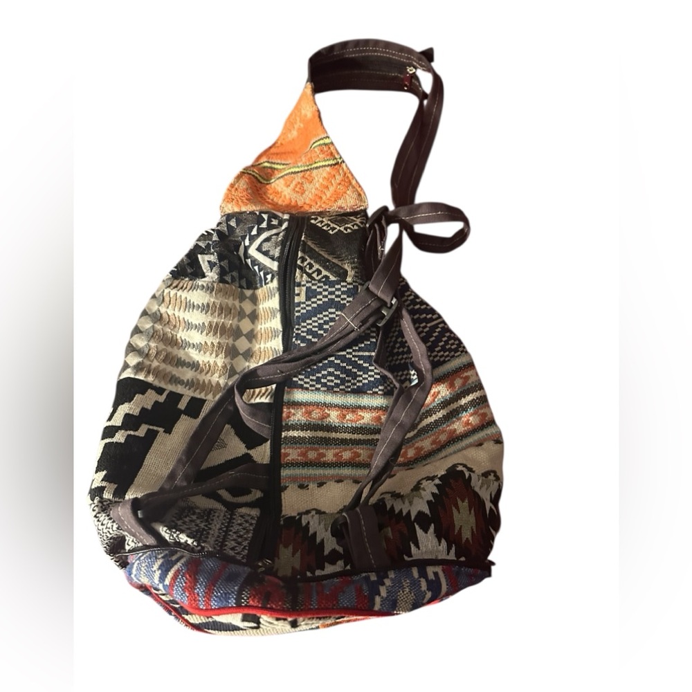 Bohemian Patchwork Backpack NWT - image 2